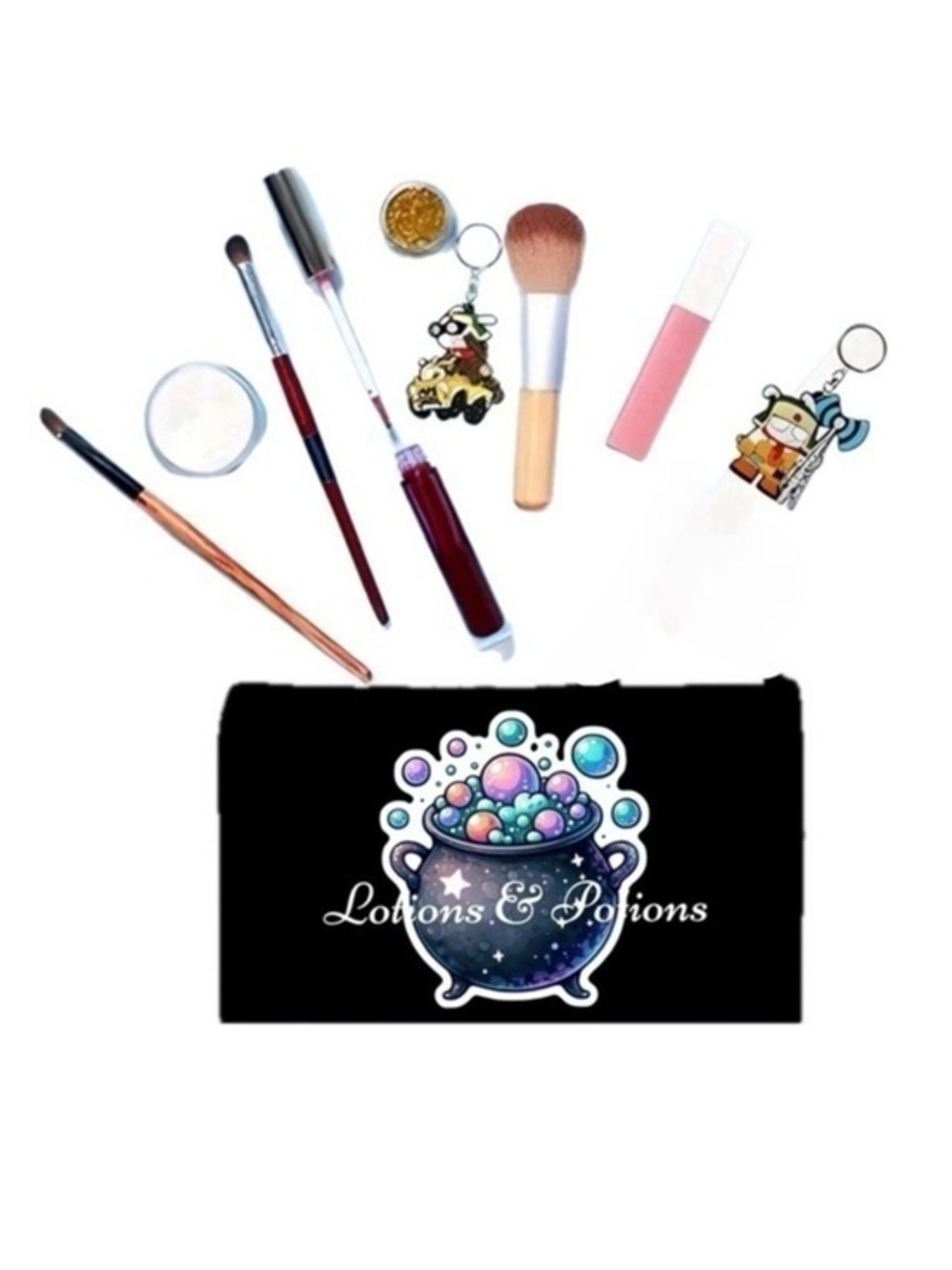 The Blind Medium | Black Canvas Cosmetics Makeup Pouch Bag  Lotions & Potions